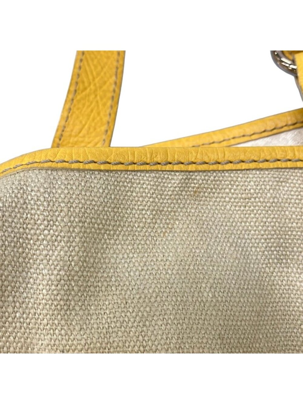 Celine Tote Lily Beige Yellow Leather - Picture 15 of 15